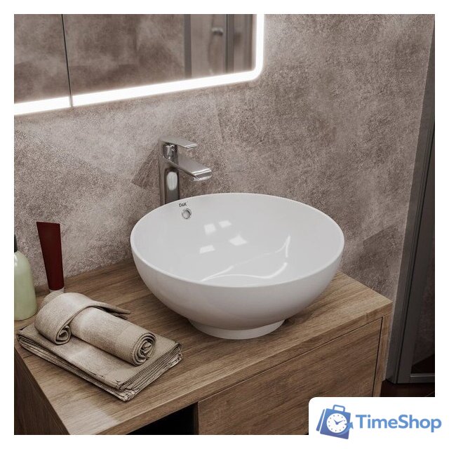 Умывальник D&K Matrix DT1390516 (белый) - Изображение №2 — Интернет-магазин Time-Shop