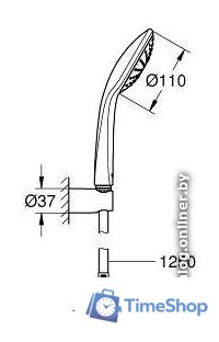 Душевой гарнитур  Grohe Euphoria 110 Mono [27354000] - Изображение №2 — Интернет-магазин Time-Shop