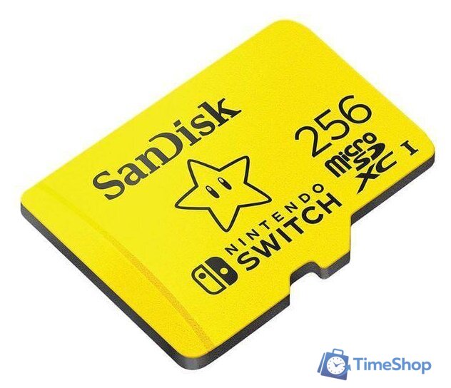 Карта памяти SanDisk Nintendo Switch Licensed Card Super Mario Edition microSDXC 256GB SDSQXAO-256G-GNCZN - Изображение №2 — Интернет-магазин Time-Shop