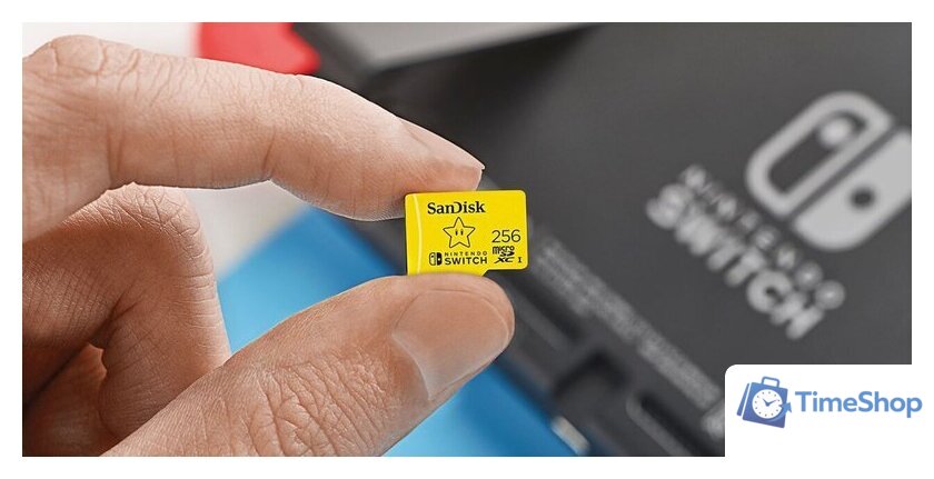 Карта памяти SanDisk Nintendo Switch Licensed Card Super Mario Edition microSDXC 256GB SDSQXAO-256G-GNCZN - Изображение №3 — Интернет-магазин Time-Shop