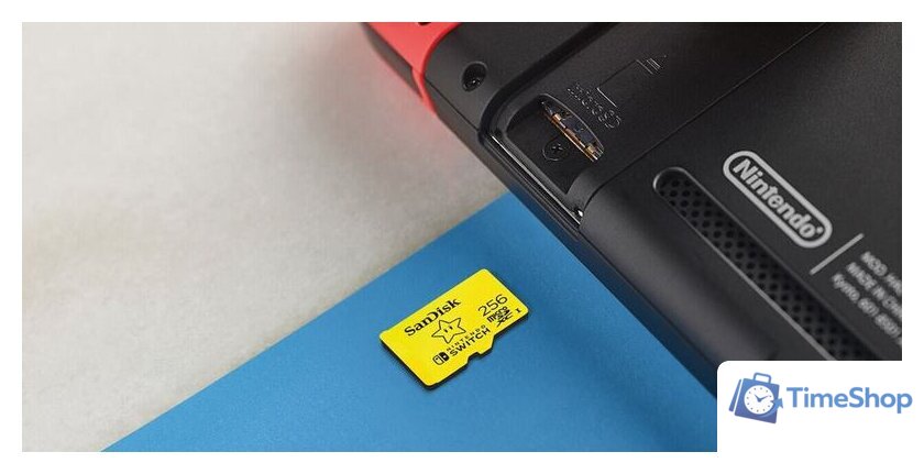 Карта памяти SanDisk Nintendo Switch Licensed Card Super Mario Edition microSDXC 256GB SDSQXAO-256G-GNCZN - Изображение №4 — Интернет-магазин Time-Shop