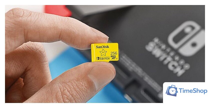 Карта памяти SanDisk Nintendo Switch Licensed Card Super Mario Edition microSDXC 256GB SDSQXAO-256G-GNCZN - Изображение №3 — Интернет-магазин Time-Shop