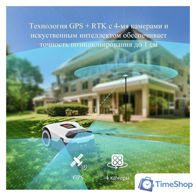 Газонокосилка-робот Anthbot Genie 800 (GPS+RTK+4cam) - Изображение №5 — Интернет-магазин Time-Shop