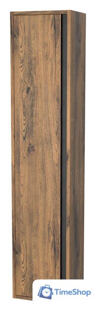  ЗОВ Шкаф-пенал для ванной Парма 150 PP150LA0MAMC1B (аттик) - Изображение №1 — Интернет-магазин Time-Shop