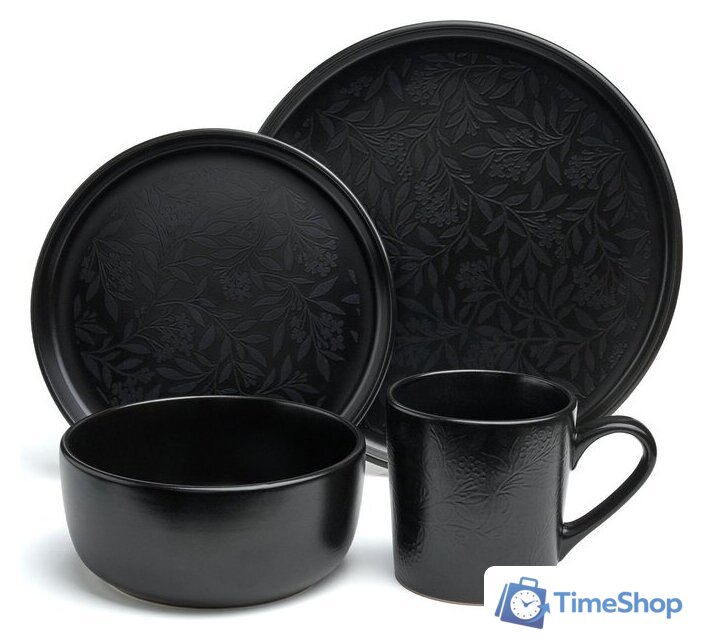Набор тарелок Bronco Choice Black 191-364 - Изображение №2 — Интернет-магазин Time-Shop