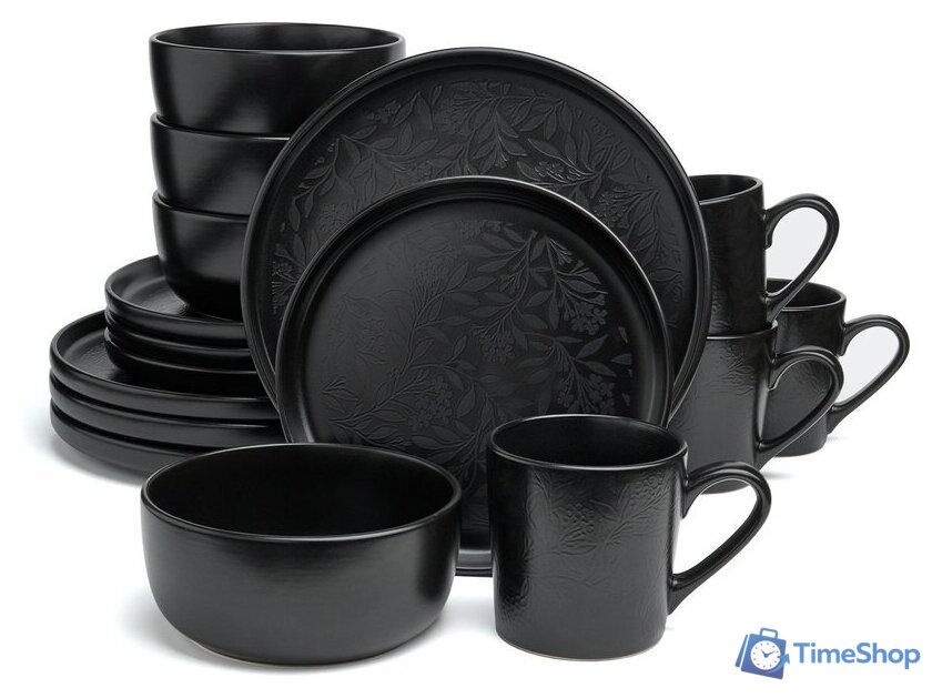 Набор тарелок Bronco Choice Black 191-364 - Изображение №1 — Интернет-магазин Time-Shop