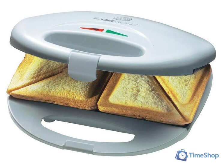 Сэндвичница Clatronic ST 3477 (белый) - Изображение №7 — Интернет-магазин Time-Shop