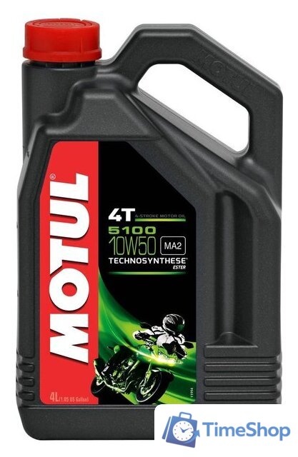 Моторное масло Motul 5100 4T 10W-50 4л - Изображение №1 — Интернет-магазин Time-Shop