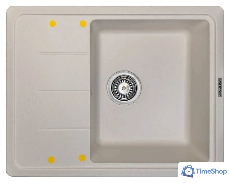 Кухонная мойка Ecoshtein Rechteck 620 (латте) - Изображение №1 — Интернет-магазин Time-Shop