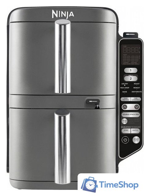 Аэрогриль (аэрофритюрница) Ninja Dual Zone SL451EU - Изображение №1 — Интернет-магазин Time-Shop
