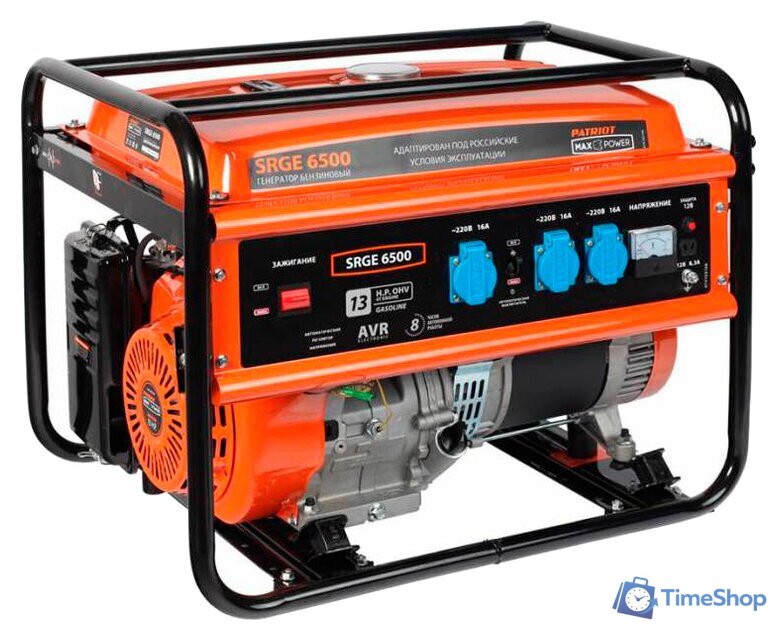 Бензиновый генератор Patriot Max Power SRGE 6500 - Изображение №1 — Интернет-магазин Time-Shop