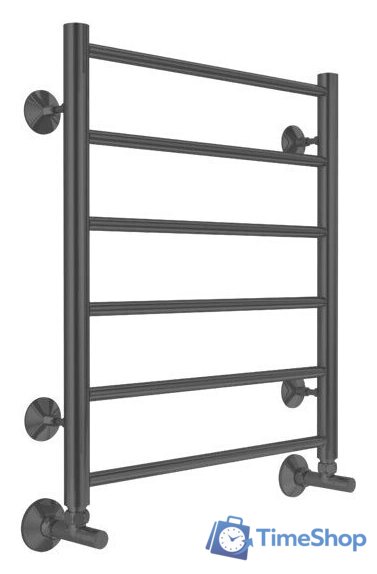 Полотенцесушитель TERMINUS Аврора П6 500x600 RAL 9005 (черный) - Изображение №1 — Интернет-магазин Time-Shop