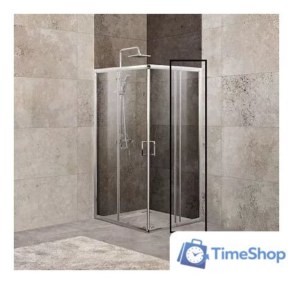 Душевая стенка BelBagno UNIQUE-100-FIX-C-Cr (боковая) - Изображение №2 — Интернет-магазин Time-Shop