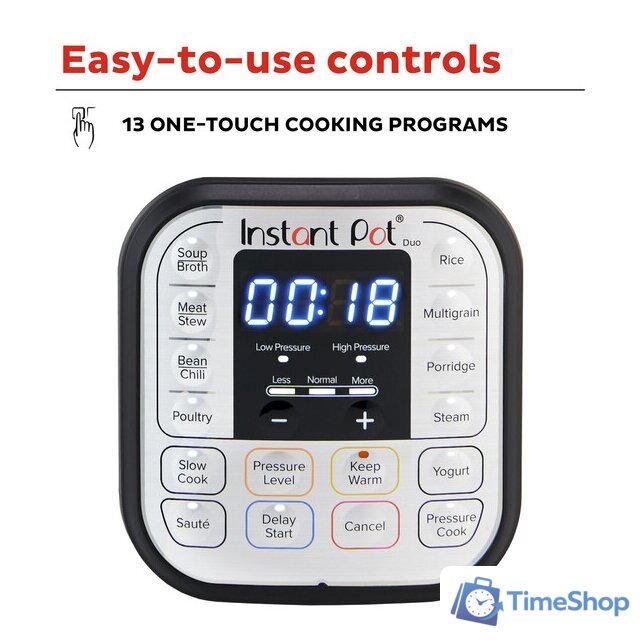 Мультиварка-скороварка Instant Pot Duo 8 - Изображение №2 — Интернет-магазин Time-Shop