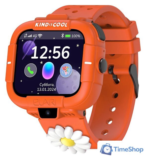 Детские умные часы Elari KidPhone MB (оранжевый) - Изображение №1 — Интернет-магазин Time-Shop