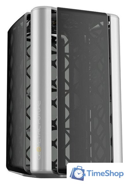 Корпус Geometric Future Model 2 The Ark (серебристый/черный) - Изображение №1 — Интернет-магазин Time-Shop