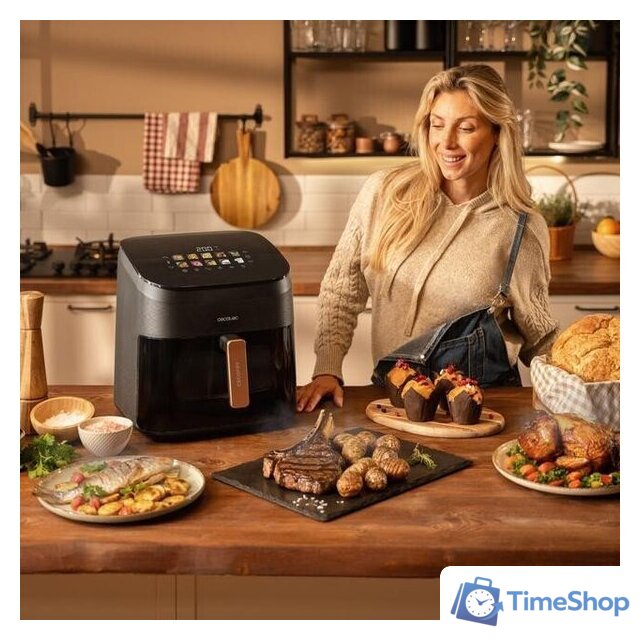 Аэрогриль (аэрофритюрница) Cecotec Cecofry&Grill Smokin' 8500 - Изображение №5 — Интернет-магазин Time-Shop