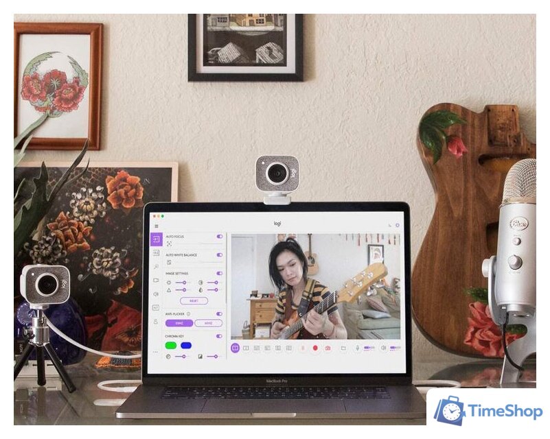 Веб-камера для стриминга Logitech StreamCam (белый) - Изображение №9 — Интернет-магазин Time-Shop
