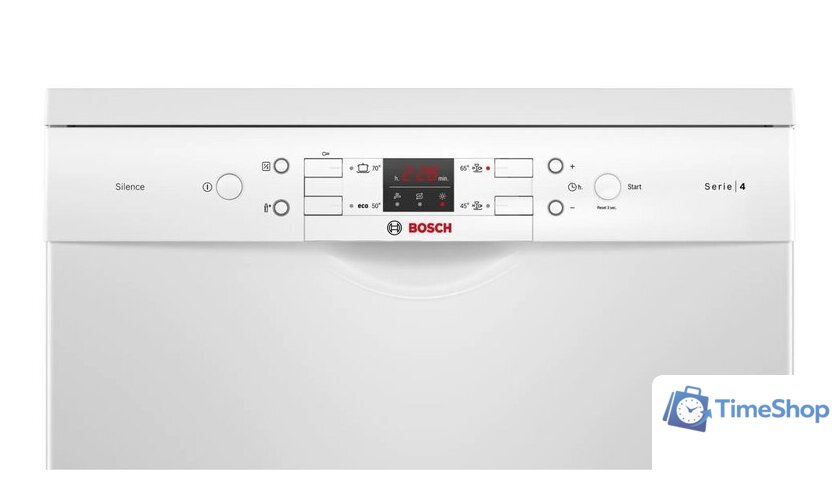 Отдельностоящая посудомоечная машина Bosch Serie 4 SMS44DW01T - Изображение №2 — Интернет-магазин Time-Shop