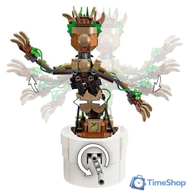 Конструктор LEGO Marvel 76297 Танцующий Грут - Изображение №4 — Интернет-магазин Time-Shop