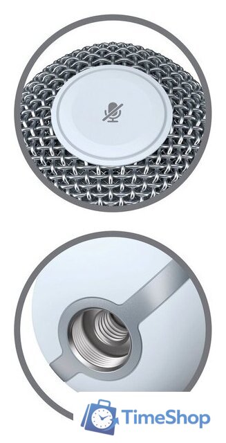 Проводной микрофон HyperX SoloCast (белый) - Изображение №5 — Интернет-магазин Time-Shop