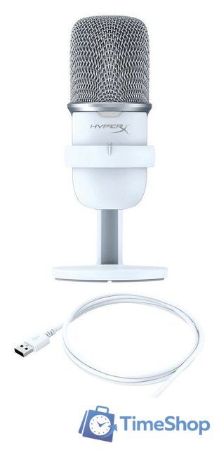 Проводной микрофон HyperX SoloCast (белый) - Изображение №3 — Интернет-магазин Time-Shop