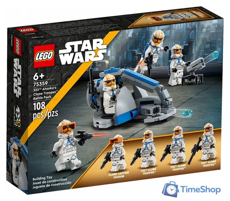 Конструктор LEGO Star Wars 75359 Боевой набор солдат-клонов 332-го полка Асоки - Изображение №1 — Интернет-магазин Time-Shop