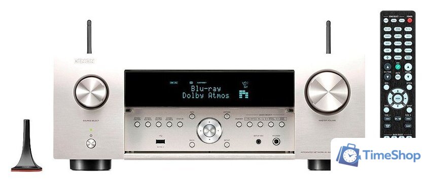 AV усилитель Denon AVC-X4800H (серебристый) - Изображение №1 — Интернет-магазин Time-Shop