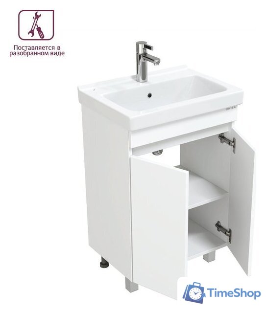  Onika Тумба под умывальник Милтон Квадро 55 (105562) - Изображение №8 — Интернет-магазин Time-Shop