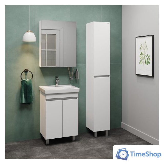  Onika Тумба под умывальник Милтон Квадро 55 (105562) - Изображение №4 — Интернет-магазин Time-Shop