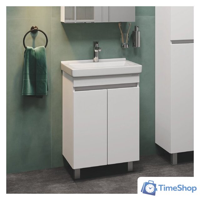  Onika Тумба под умывальник Милтон Квадро 55 (105562) - Изображение №3 — Интернет-магазин Time-Shop