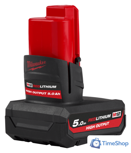 Аккумулятор Milwaukee M12 M12HB5 4932480165 (12В/5 Ач) - Изображение №1 — Интернет-магазин Time-Shop