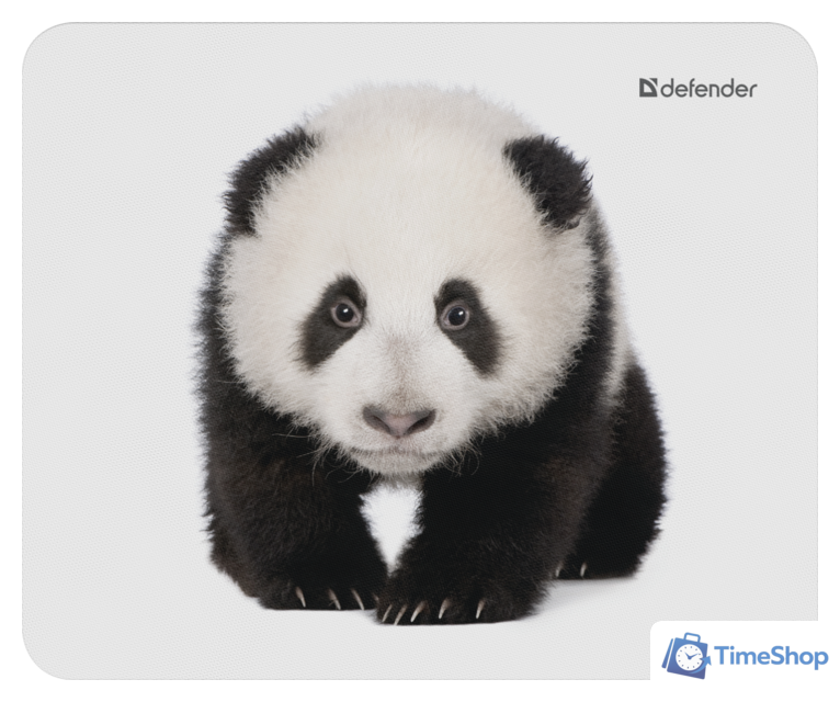 Коврик для мыши Defender Wild Animals (панда) - Изображение №1 — Интернет-магазин Time-Shop