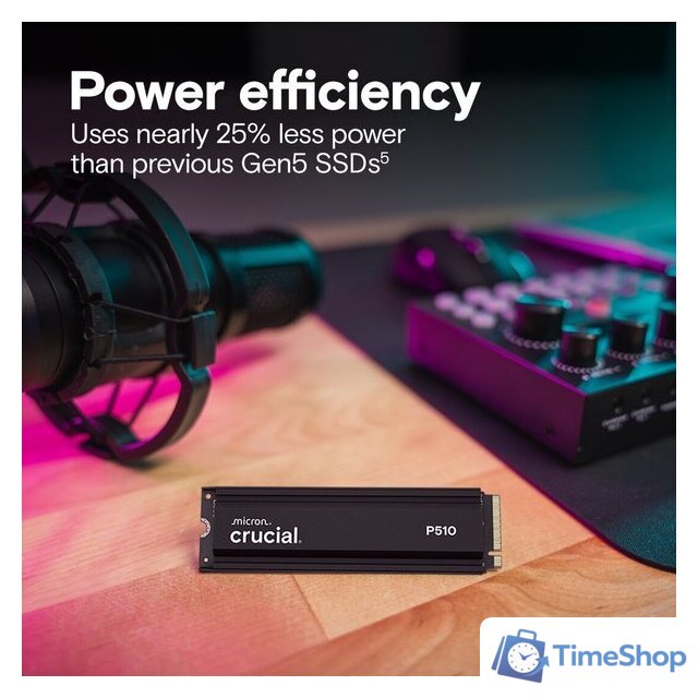 SSD Crucial P510 2TB CT2000P510SSD5 - Изображение №4 — Интернет-магазин Time-Shop