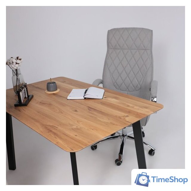 Офисное кресло AksHome Star (ткань, светло-серый) - Изображение №5 — Интернет-магазин Time-Shop