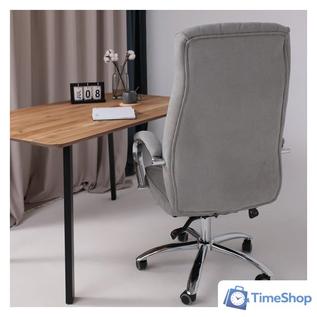 Офисное кресло AksHome Star (ткань, светло-серый) - Изображение №4 — Интернет-магазин Time-Shop