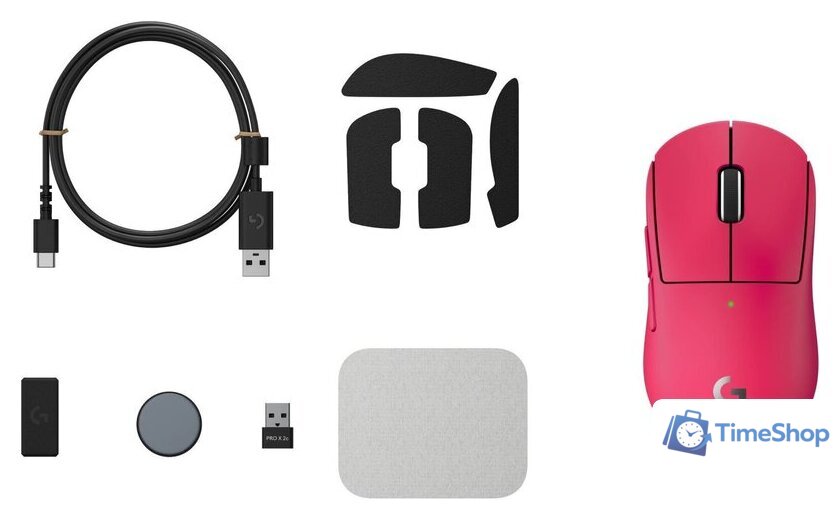 Игровая мышь Logitech Pro X Superlight 2c (розовый) - Изображение №6 — Интернет-магазин Time-Shop