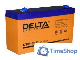 Аккумулятор для ИБП Delta DTM 612 (6В/12 А·ч) - Изображение №1 — Интернет-магазин Time-Shop