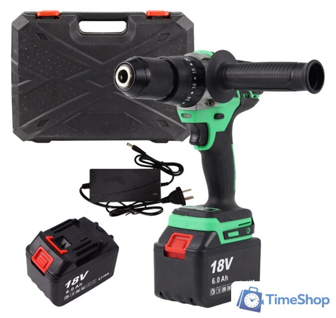 Ударная дрель-шуруповерт Zitrek Green Impact 18V 063-4046 (с 2-мя АКБ, кейс) - Изображение №1 — Интернет-магазин Time-Shop