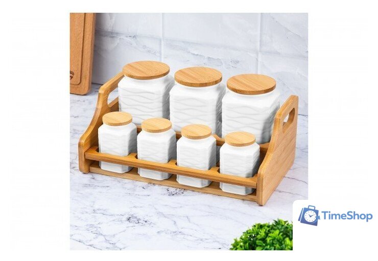 Набор емкостей Elan Gallery Айсберг волны 620186 - Изображение №6 — Интернет-магазин Time-Shop