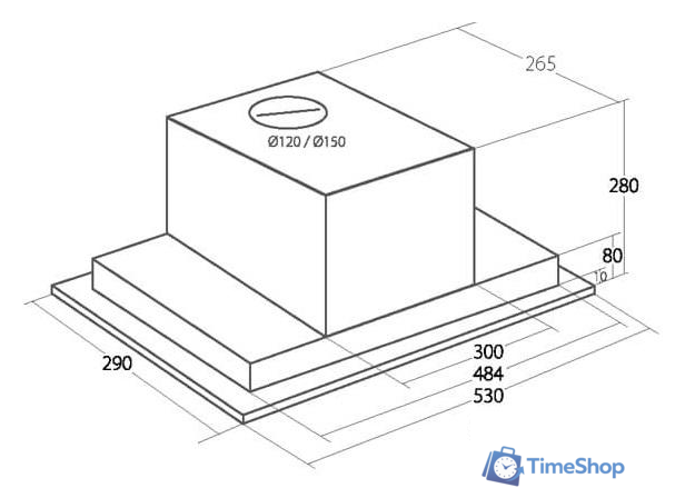 Кухонная вытяжка Akpo Neva 60 WK-9 (нержавеющая сталь) - Изображение №2 — Интернет-магазин Time-Shop