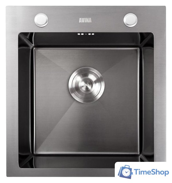 Кухонная мойка Avina HM4548 PVD (графит) - Изображение №1 — Интернет-магазин Time-Shop