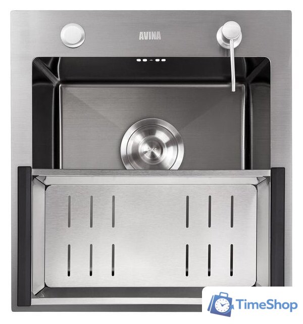 Кухонная мойка Avina HM4548 PVD (графит) - Изображение №2 — Интернет-магазин Time-Shop