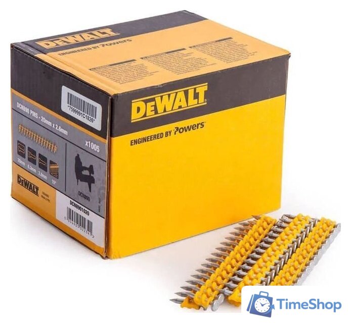 Гвозди для пистолета DeWalt DCN8901020 - Изображение №2 — Интернет-магазин Time-Shop