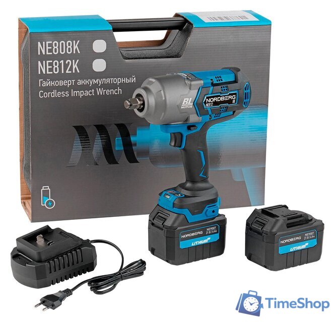 Гайковерт Nordberg NE812K (с 2-мя АКБ) - Изображение №1 — Интернет-магазин Time-Shop