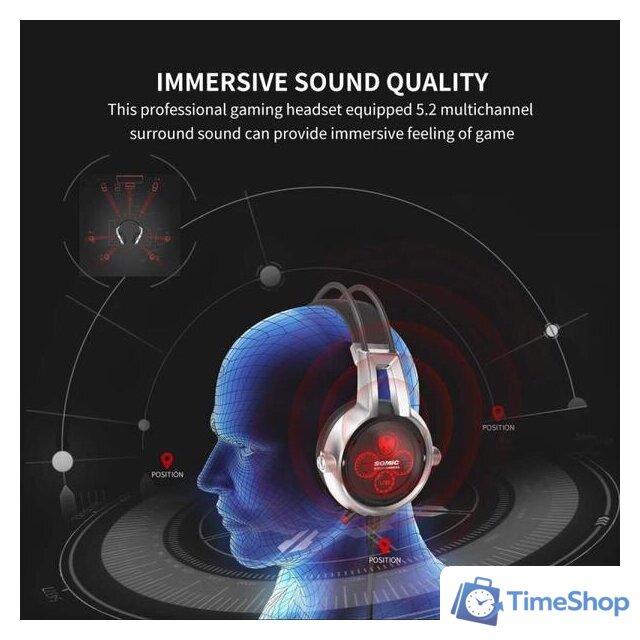 Наушники Somic E95X - Изображение №4 — Интернет-магазин Time-Shop