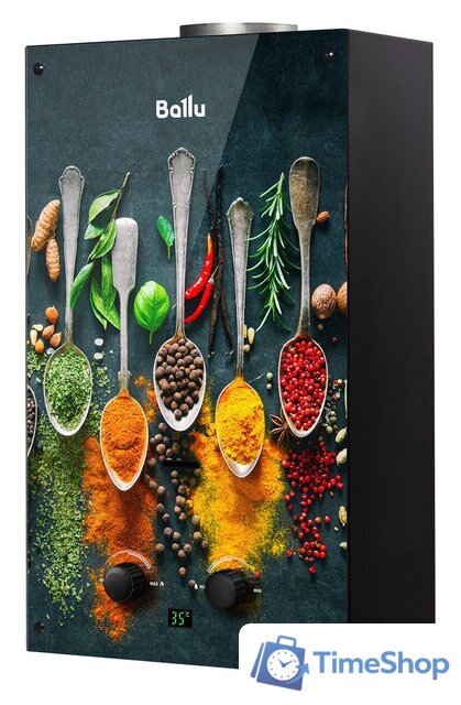 Газовая колонка Ballu GWH 10 Fiery Glass Curry - Изображение №1 — Интернет-магазин Time-Shop