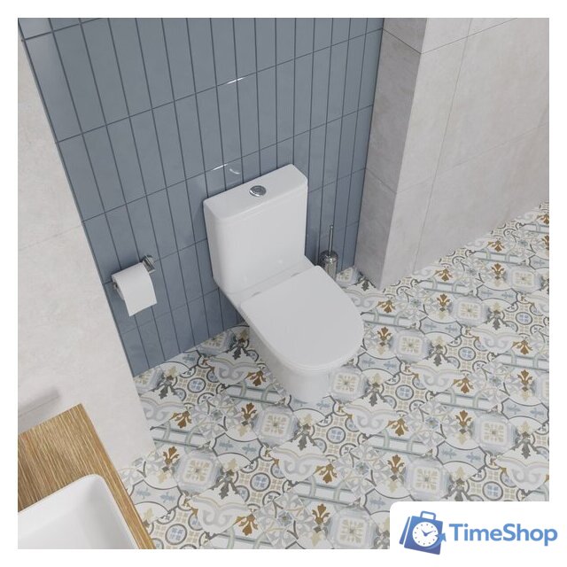 Унитаз напольный Lauter W224 2110224 + гигиенический душ Mist 21TZ221CH (горизонтальный выпуск) - Изображение №15 — Интернет-магазин Time-Shop