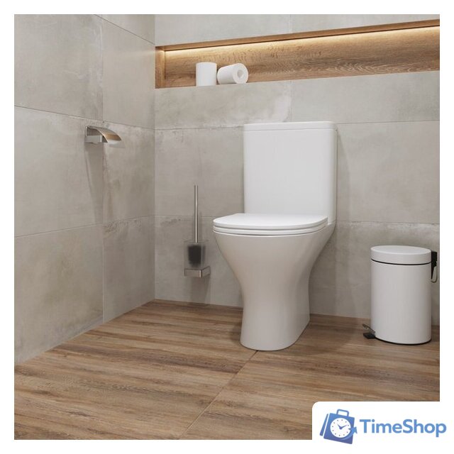 Унитаз напольный Lauter W224 2110224 + гигиенический душ Mist 21TZ221CH (горизонтальный выпуск) - Изображение №22 — Интернет-магазин Time-Shop