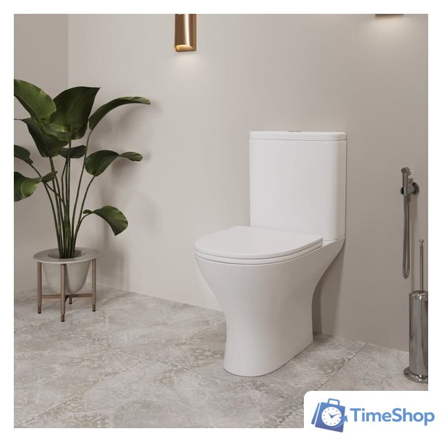 Унитаз напольный Lauter W224 2110224 + гигиенический душ Mist 21TZ221CH (горизонтальный выпуск) - Изображение №12 — Интернет-магазин Time-Shop